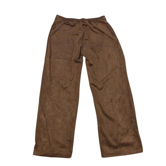 Zolucky Brown Women's Suede Pants - Picture 6 of 6